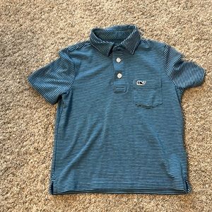 Vineyard Vines stripped polo